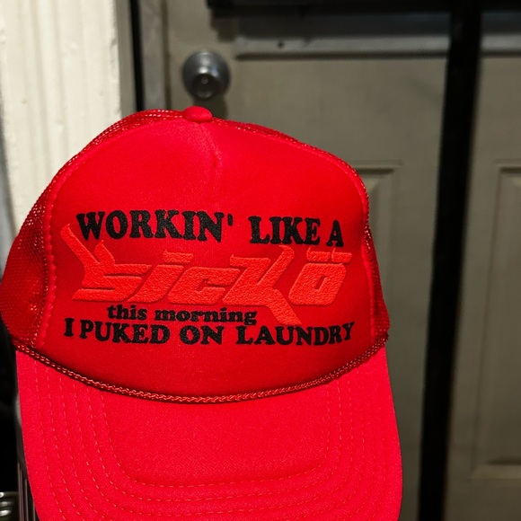 Sicko hat in red - Picture 1 of 2